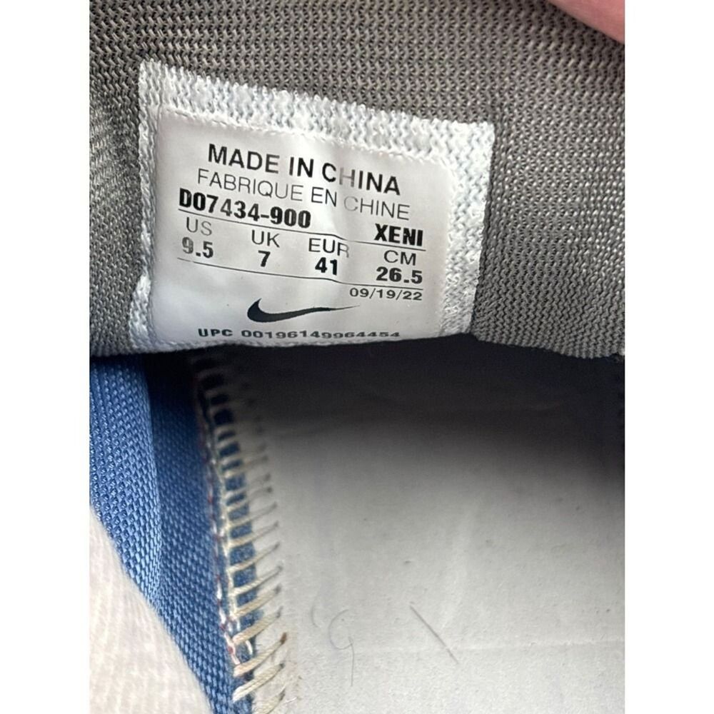 Nike Women's Blue and Pink Trainer Sneakers Size 9.5 - Picture 12 of 14
